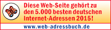 weihnachtsmarkt-deutschland.de gehört zu den 5.000 besten deutschen Internet-Adressen 2015