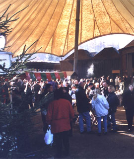 Weihnachten 2005 - Waldweihnachtsmarkt im Wildwald Vosswinkel