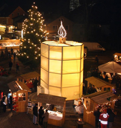 Weihnachten 2005 - Die größte Kerze Österreichs