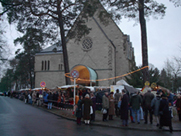 Weihnachtsmarkt an der Grunewaldkirche