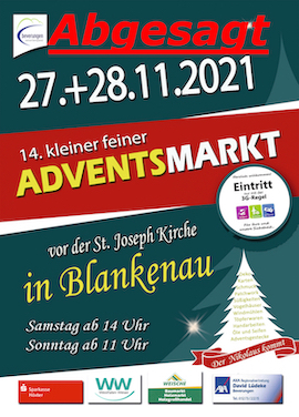 Adventsmarkt in Blankenau 2021 abgesagt