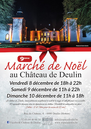 Weihnachtsmarkt im Château de Deulin