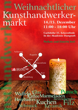 2. kunsthandwerklicher Weihnachtsmarkt auf der Carlshöhe