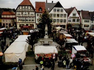 Weihnachten 2005 - Weihnachtsmarkt Mellrichstadt