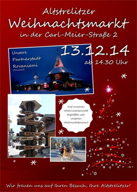 6. Weihnachtsmarkt in Altstrelitz