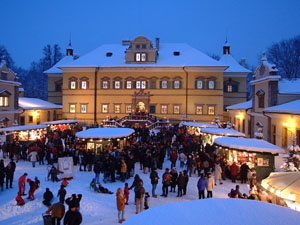 Weihnachten 2005 - Weihnachtsmarkt auf Schloss Hellbrunn