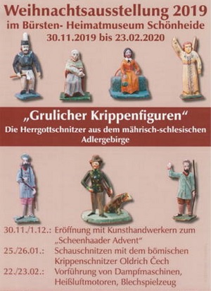 Weihnachtsausstellung im Bürsten- und Heimatmuseum