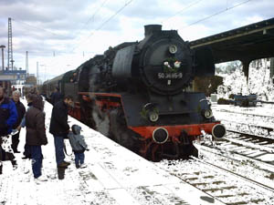 Weihnachten 2005 - Sonderfahrt mit dem Salzland-Express