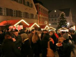 Weihnachtsmarkt in Leutkirch im Allgäu