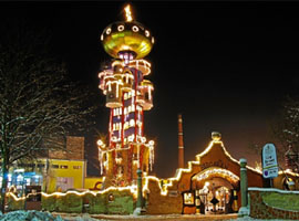 Weihnachtsmarkt am Kuchlbauer Turm