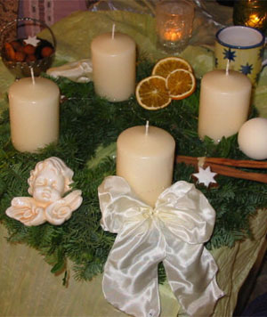 Adventskranz.