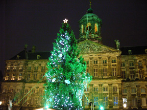 Weihnachten 2005 - Größter Weihnachtsbaum der Niederlande