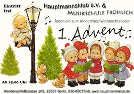 Adventsprogramm der Musikschule Fröhlich