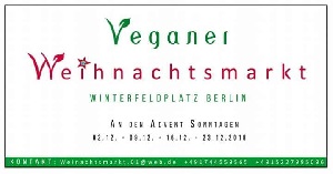 Veganer Weihnachtsmarkt auf dem Winterfeldtplatz