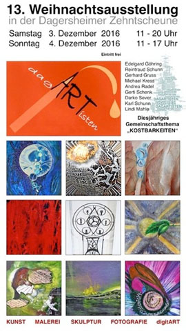 Weihnachtsausstellung der dagARTisten 2022 Weihnachtsausstellung der dagARTisten 2022