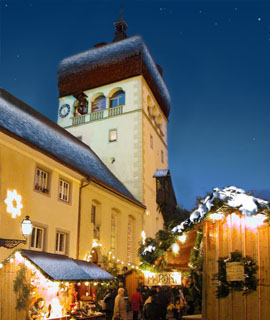 Weihnachten 2005 - Weihnachtsmarkt in der Oberstadt