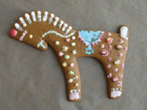 Schaukelpferd und Nikolaus Schaukelpferd und Nikolaus