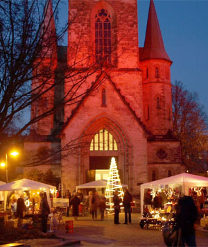 Adventsmarkt auf dem Johannesplatz