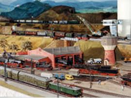 Modellbahn-Fahrbetrieb im Verkehrsmuseum