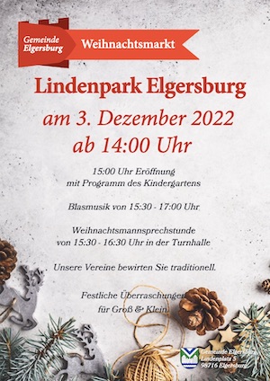 Weihnachtsmarkt in Elgersburg