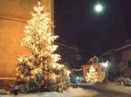 Krippenausstellung in den Gassen von St. Pauls