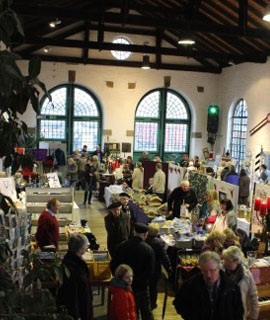 Weihnachtsmarkt im Lokschuppen Hochdahl