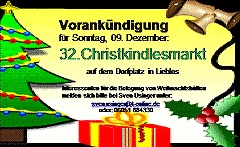 Christkindlmarkt Gründau-Lieblos
