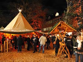 Nordische Weihnachten auf dem Tibarg in Hamburg-Niendorf