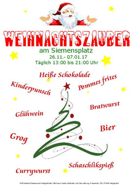 Weihnachtszauber am Siemensplatz
