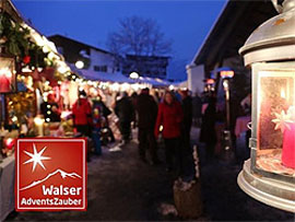 Walser Weihnachtsmarkt in Hirschegg