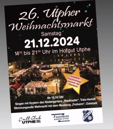 Weihnachtsmarkt im Hofgut Utphe Weihnachtsmarkt im Hofgut Utphe