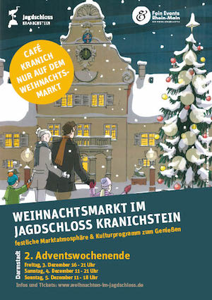 Weihnachtsmarkt im Jagdschloss Kranichstein Weihnachtsmarkt im Jagdschloss Kranichstein