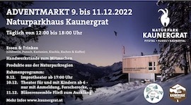 Adventmarkt am Naturparkhaus Kaunergrat