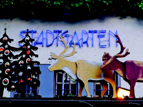 Weihnachtsmarkt im Stadtgarten in Köln