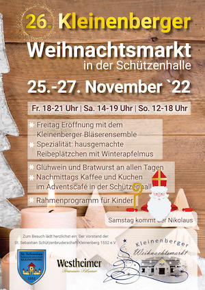 Kleinenberger Weihnachtsmarkt 2023