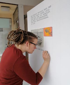 Adventsausstellung im Atelier für Handdruck Adventsausstellung im Atelier für Handdruck