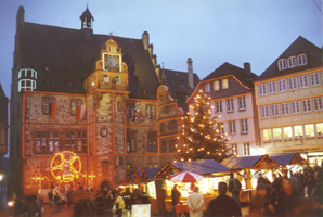 Weihnachten 2005 - Weihnachtsmarkt in Marburg