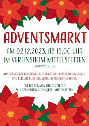 Adventsmarkt Mittelstetten