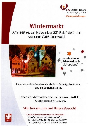 Wintermarkt „Adventsduft & Lichterglanz“ Oberstaufen