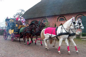 Weihnachtspoststation am Schloß Tegel
