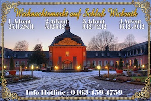 Weihnachtsmarkt auf Schloß Wickrath