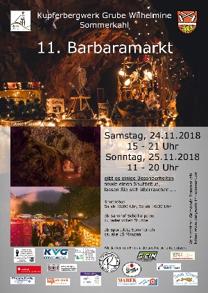 Barbaramarkt im Kupferbergwerk Sommerkahl 2022 abgesagt