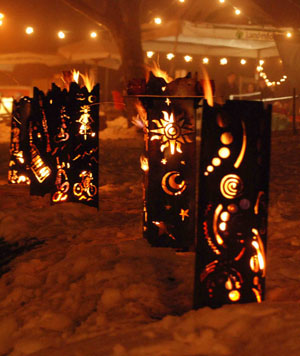 Romantische Waldweihnacht Johanniskreuz