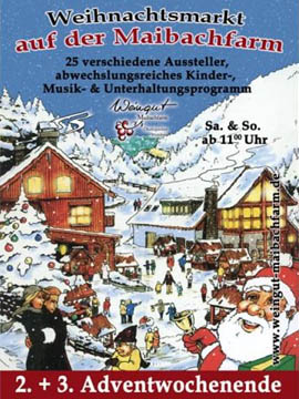 Weihnachtsmarkt auf der Maibachfarm Weihnachtsmarkt auf der Maibachfarm