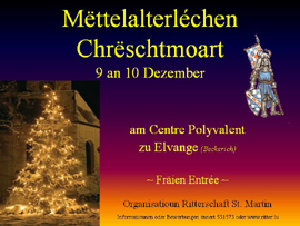 Mittelalterlicher Weihnachtsmarkt in Elvange
