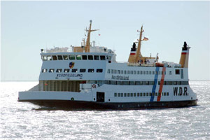 Weihnachtsmarkt auf der Fähre Nordfriesland