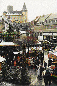 Weihnachten 2005 - Weihnachtsdorf auf dem Marktplatz