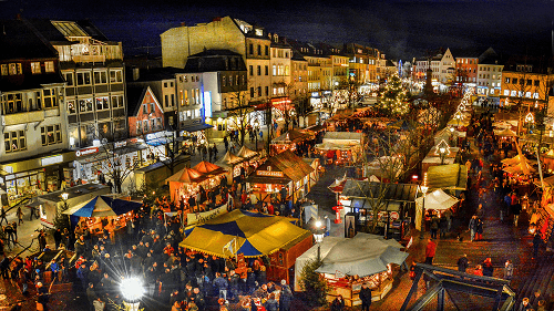 Mittelalterlicher Weihnachtsmarkt in Siegburg