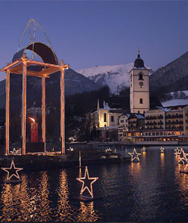 Weihnachten 2004 - Weihnachtsmarkt am Wolfgangsee