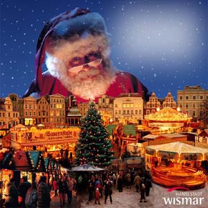 Weihnachten 2005 - Weihnachstmarkt in Wismar